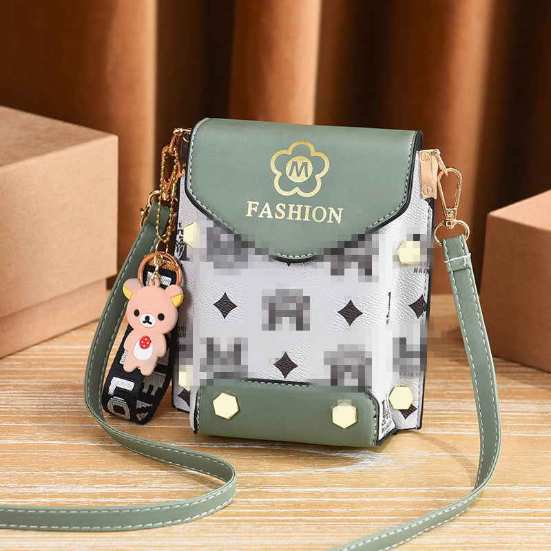 2022 new niche design mobile phone bag crossbody bag street stall ladies bag wholesale small square bag mini mobile phone bag 