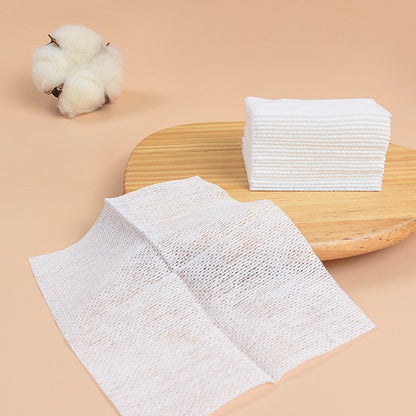 Mummy Wet Compress Cotton Wholesale Stretchable Wet Compress Cotton Water-Saving Cosmetic Cotton Thin Face Mask Makeup Remover Pads 