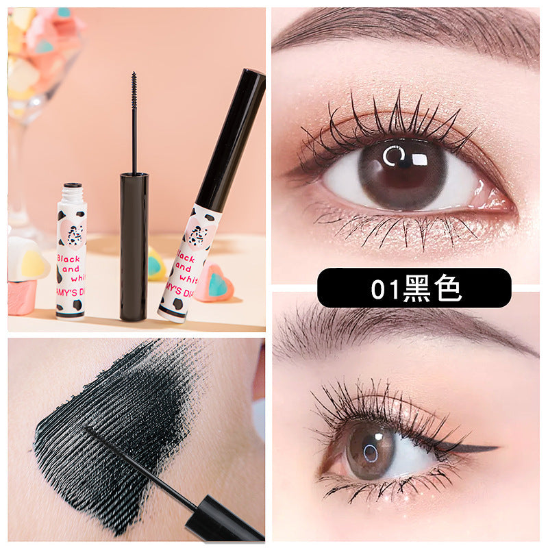 SUAKE polka-dot mascara Dalmatian thick curls slender head mascara is not easy to smudge cross-border makeup 