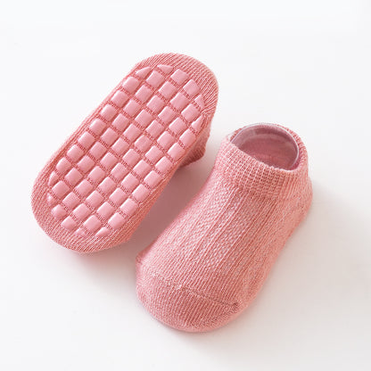 Summer mesh thin children's socks short tube baby socks loose mouth baby non-slip floor socks boat socks