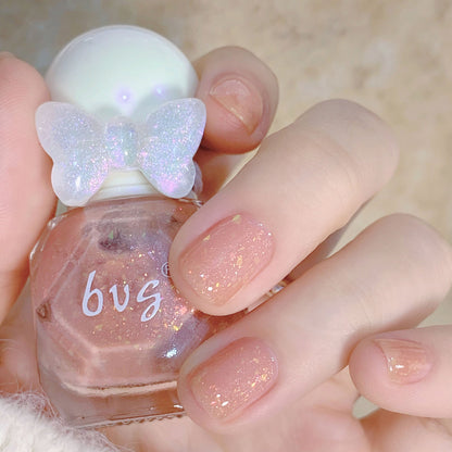 BVG small diamond nail polish no baking quick drying long-lasting water-based can be peeled off student manicure spot one piece delivery