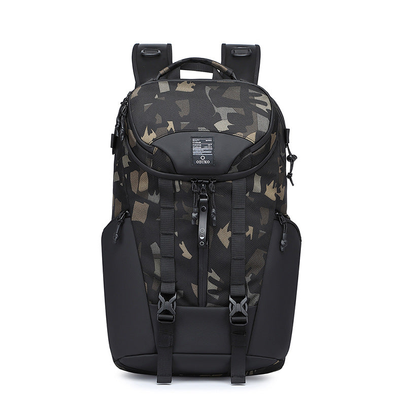 ozuko new business backpack Korean commuter backpack men's fashion sports waterproof computer bag wholesale 