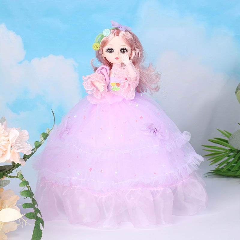 New arrival cute gauze skirt princess 32cm large size girls Yade Barbie doll wholesale girls gift toys 