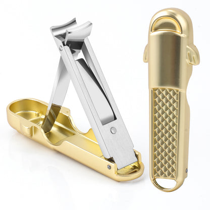 Xinghuo Tianlu German Folding Nail Clipper Single Pack Stainless Steel သေးငယ်ပါးလွှာသော အိတ်ဆောင် လက်သည်းညှပ် 