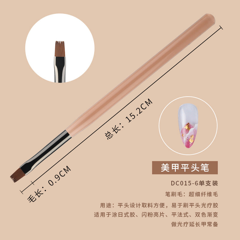 Japanese manicure pen brush set sweep pen double-ended construction pen light therapy painted line pen gradient pen wholesale