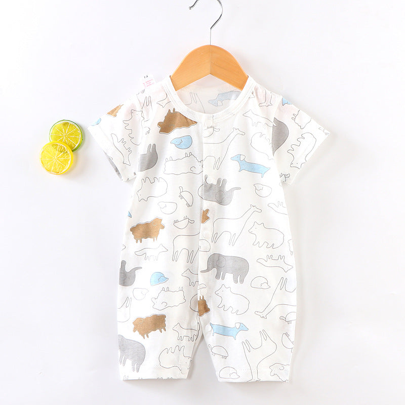 2023 New Baby Onesies မွေးကင်းစ Rompers အင်္ကျီပါးလွှာသောကြိုး နို့စို့ကလေးအဝတ်အစား ကလေးအဝတ်အစားများ 