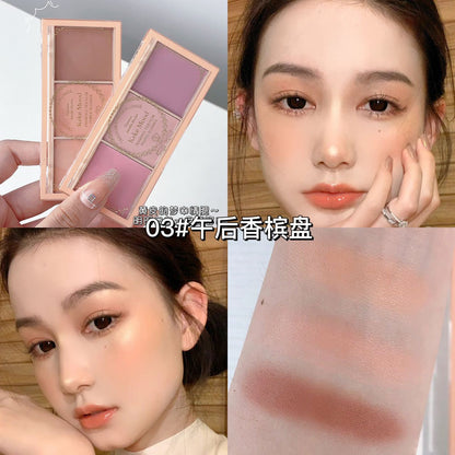 kekemood Afternoon Nude Makeup Blush Palette Nude Makeup Natural Matte Long-lasting Rouge Student Affordable Makeup Wholesale 