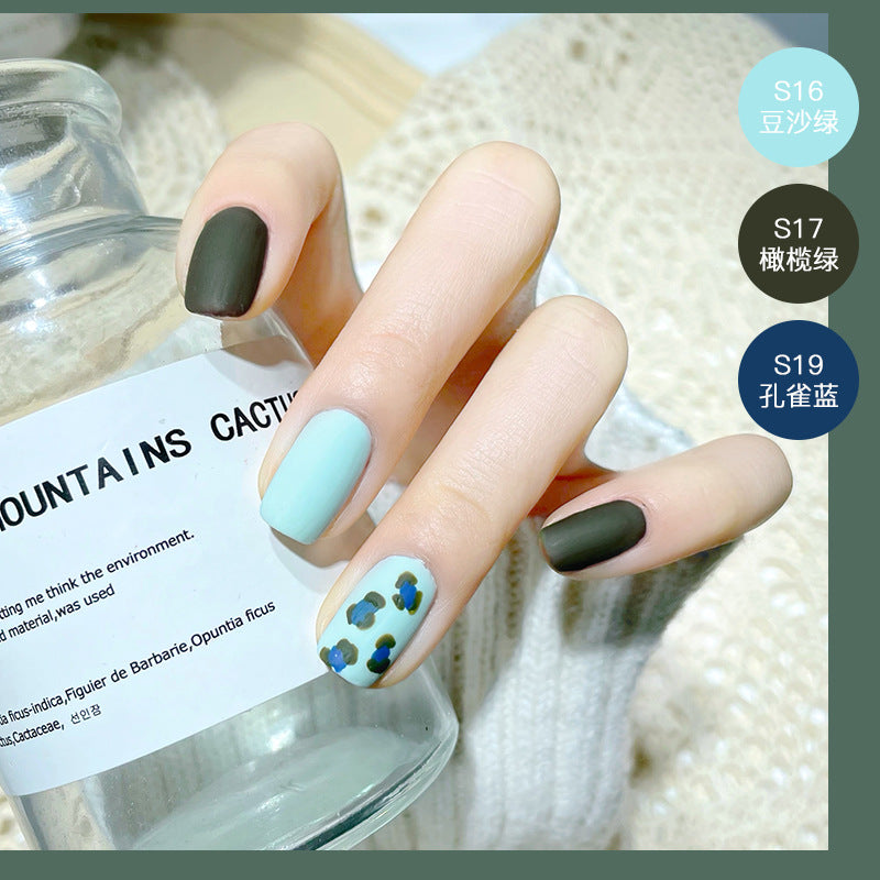 Maxfine matte water-based nail polish no baking quick drying long-lasting matte non-tearable whitening nail polish wholesale