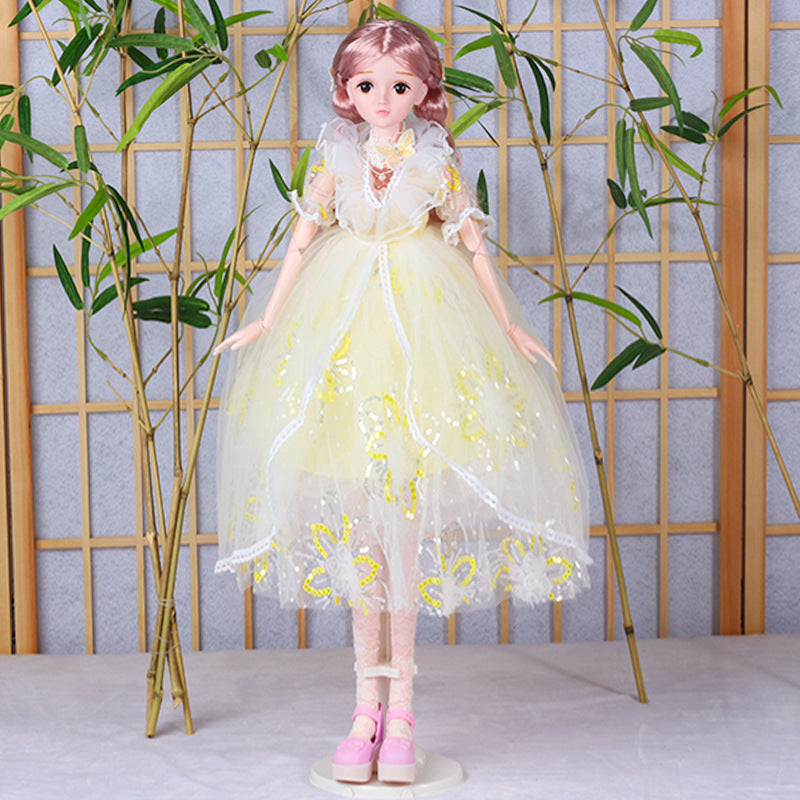 High-end creative 60cm clothes can be put on and taken off music singing Yade Barbie doll small gift for girls 