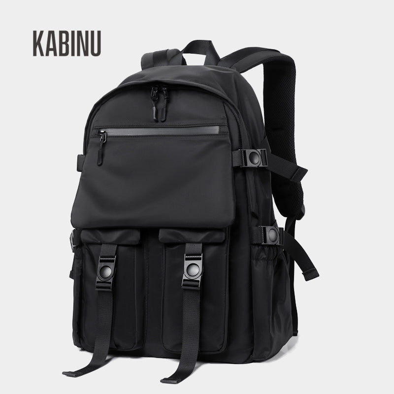 Kabinu casual backpack new student school bag men's outdoor travel USB charging computer bag business commuting 