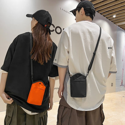 2023 new mobile phone bag trendy fashion small shoulder bag for men and women Ruiying mini small bag packaging mobile phone cloth bag portable zero 