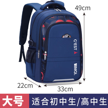 Cross-border ridge protection girls reduce the burden of the first grade waterproof printing Logo backpack girls children primary school schoolbags wholesale 