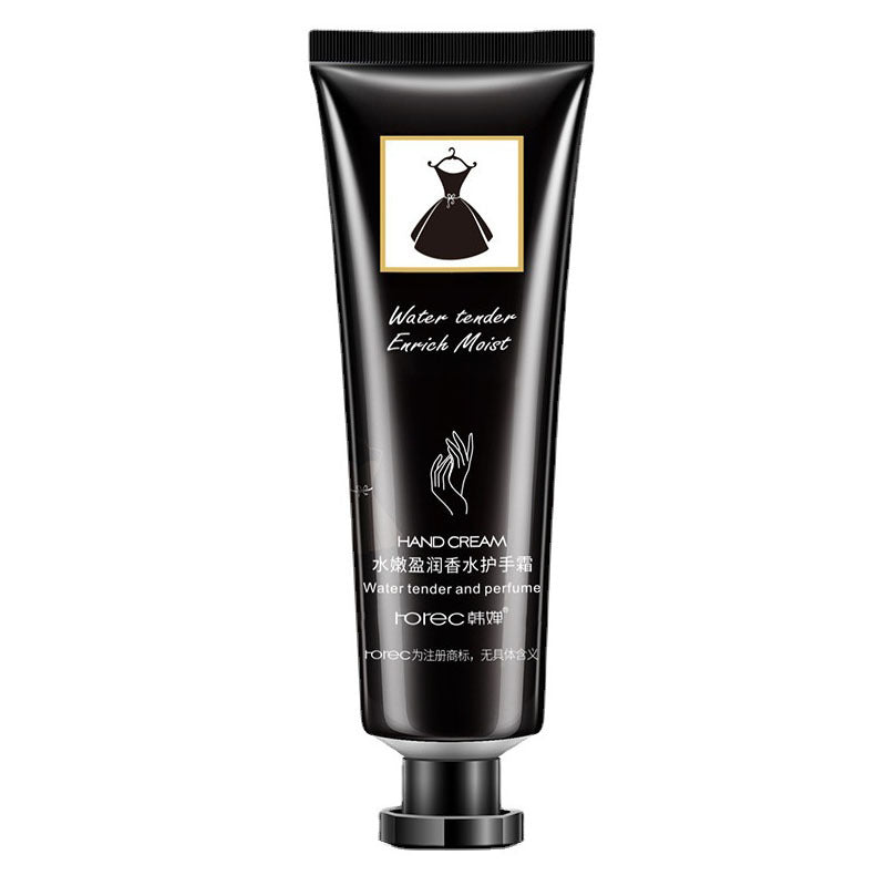 Han Chan Shui Nen Perfume Black Skirt Hand Cream 30g Hydrating Moisturizing Small Moisturizing Hand Cream Skin Care Products Wholesale Anti-Dry Crack 