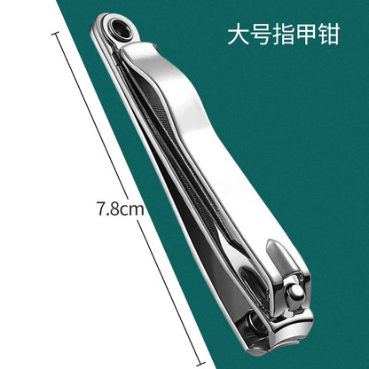 Manufacturer Carbon Steel Nail Clippers Single Portable Large Nail Clippers Household Rotating Nail Clippers with Files Manicure Tool 