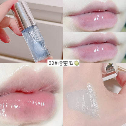 Sensual party sweet fruit lip gloss moisturizing light lip makeup base lip oil soft plump lips 