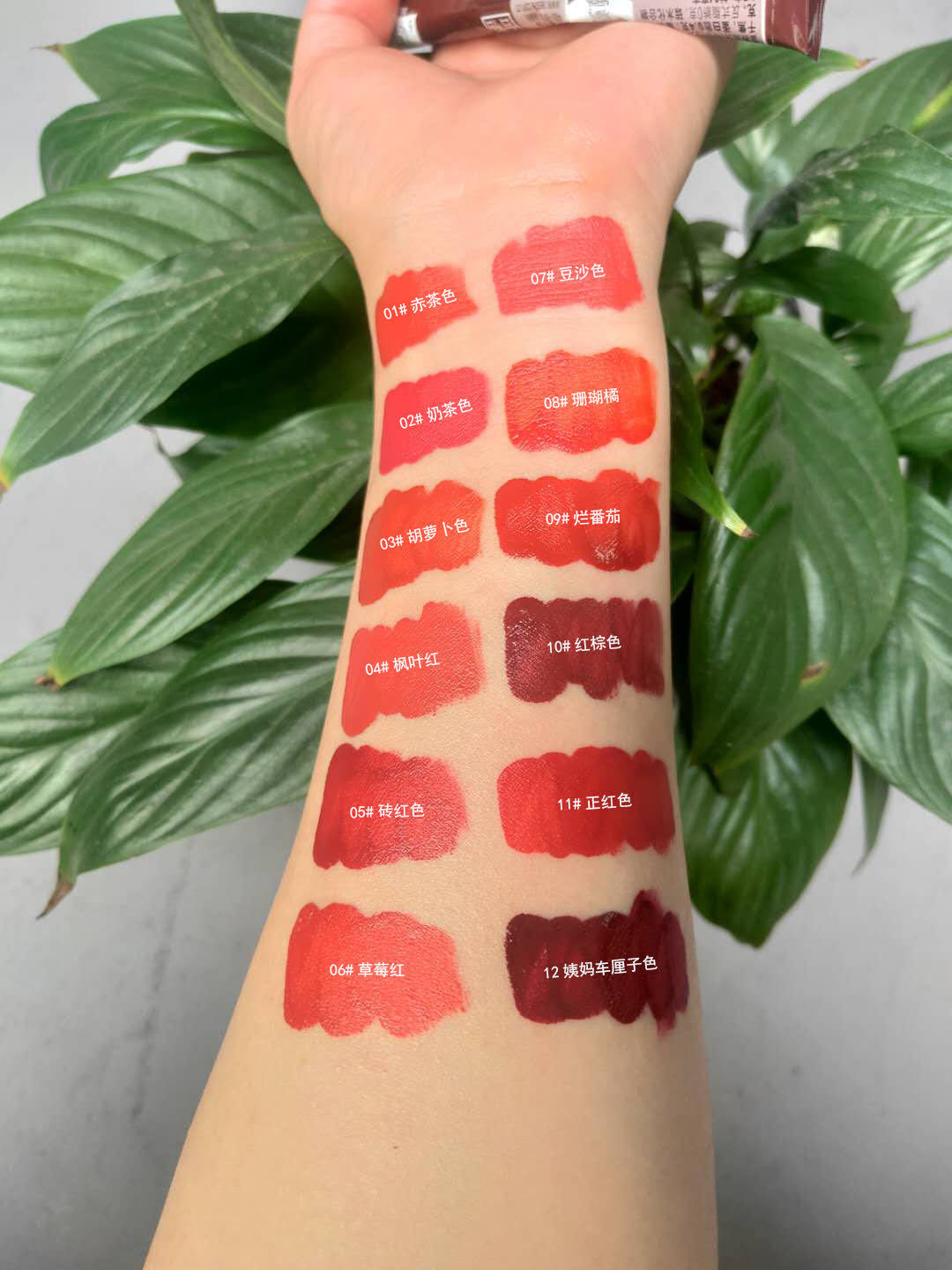 [Pack of 12] Midsummer Lightyear Lip Glaze ကြာရှည်ခံ တတ်နိုင်သော Matte Matte Lip Glaze လက်ကား 