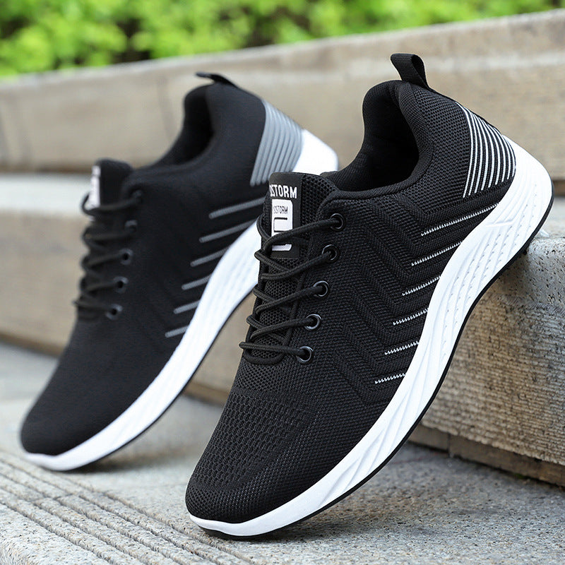 Shoes men's 2023 new foreign trade men's shoes cross-border large size Korean version trend soft bottom casual shoes breathable sports shoes men 