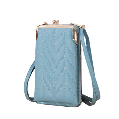 2022 New Mobile Phone Bag Korean Style Women's Bag Fashion Lock Crossbody Shoulder Bag Multifunctional Shoulder Bag Mobile Phone Bag 