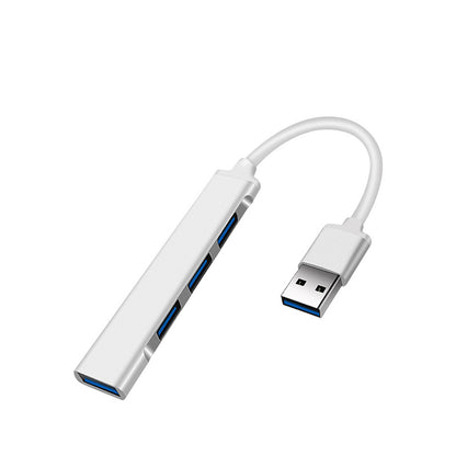 Type-C တစ်ခုမှလေးခု USB3.0 တိုးချဲ့အထိုင် အဒက်တာကြိုး MAC စာအုပ် မိုဘိုင်းလ်ဖုန်း လေးလုံးထိုး ပြောင်းပေးတဲ့ OTG