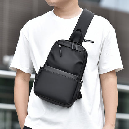 New Fashion Simple Messenger Chest Bag Men's Messenger Bag Casual Men's Single Shoulder Messenger Bag Outdoor Sports Men's Bag 