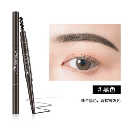 Bobani double-headed automatic rotating eyebrow pencil is not easy to smudge when exposed to water. Thin triangle eyebrow pencil is shipped on behalf of cross-border foreign trade. 