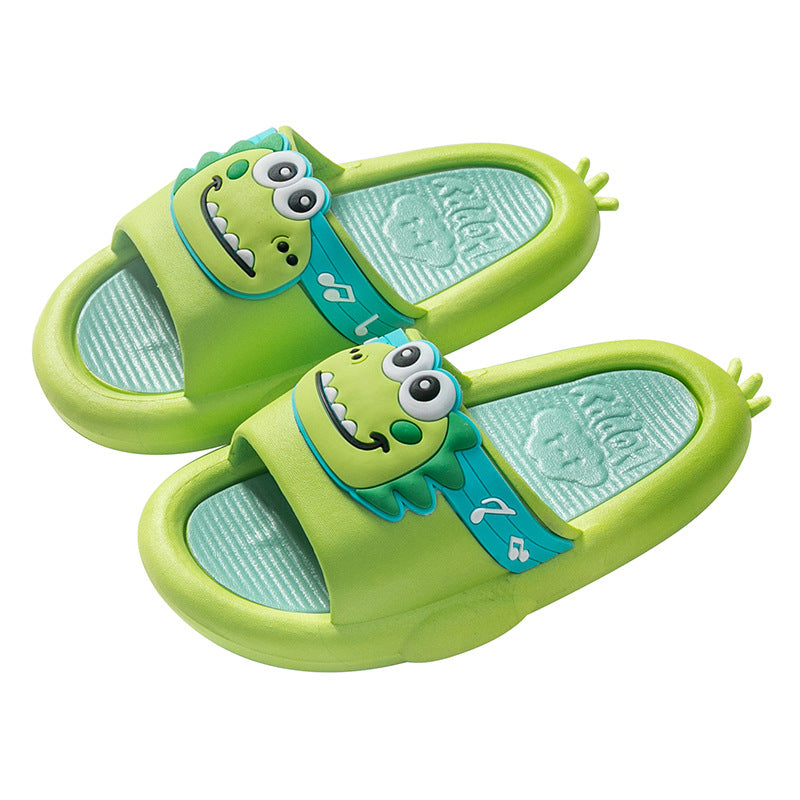 2023 Children's Dinosaur Slippers Boys Summer Home Indoor and Outdoor Wear Non-slip Children's Slippers Girls Wholesale 