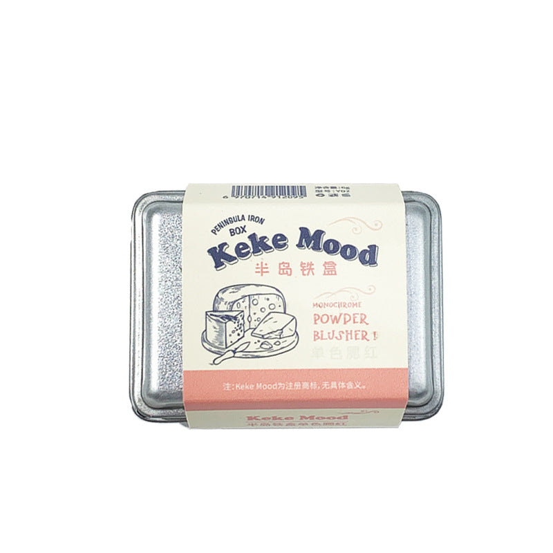 Kekemood peninsula iron box monochrome gradient blush matte powder tone whitening makeup powder-free contour blush 