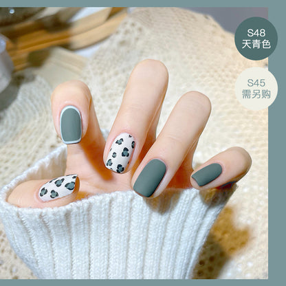 2023 new nail polish spring and summer color water-based frosted nail polish, non-peelable, baked and naturally dried, available for pregnant women 