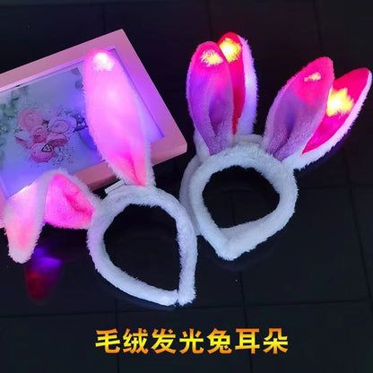 တောက်ပသော Plush Rabbit Ears Glitter Cloth မစ်ကီ Disney မစ်ကီဖျော်ဖြေပွဲ ပါတီ ကလေးကစားစရာ ထုတ်လုပ်သူ လက်လီ၊ 