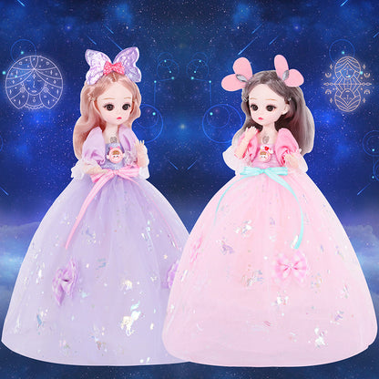 New style tulle skirt 32cm Barbie doll wholesale girl children's toys doll music singing Yade Barbie 