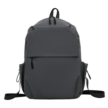 Kabinu simple backpack casual solid color backpack business commuter computer bag middle school student school bag corporate logo 