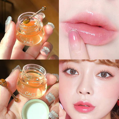 CACE Sakura Honey Lip Balm Moisturizing Dry Lips Repair Cracked Pink Lips One Piece Wholesale 