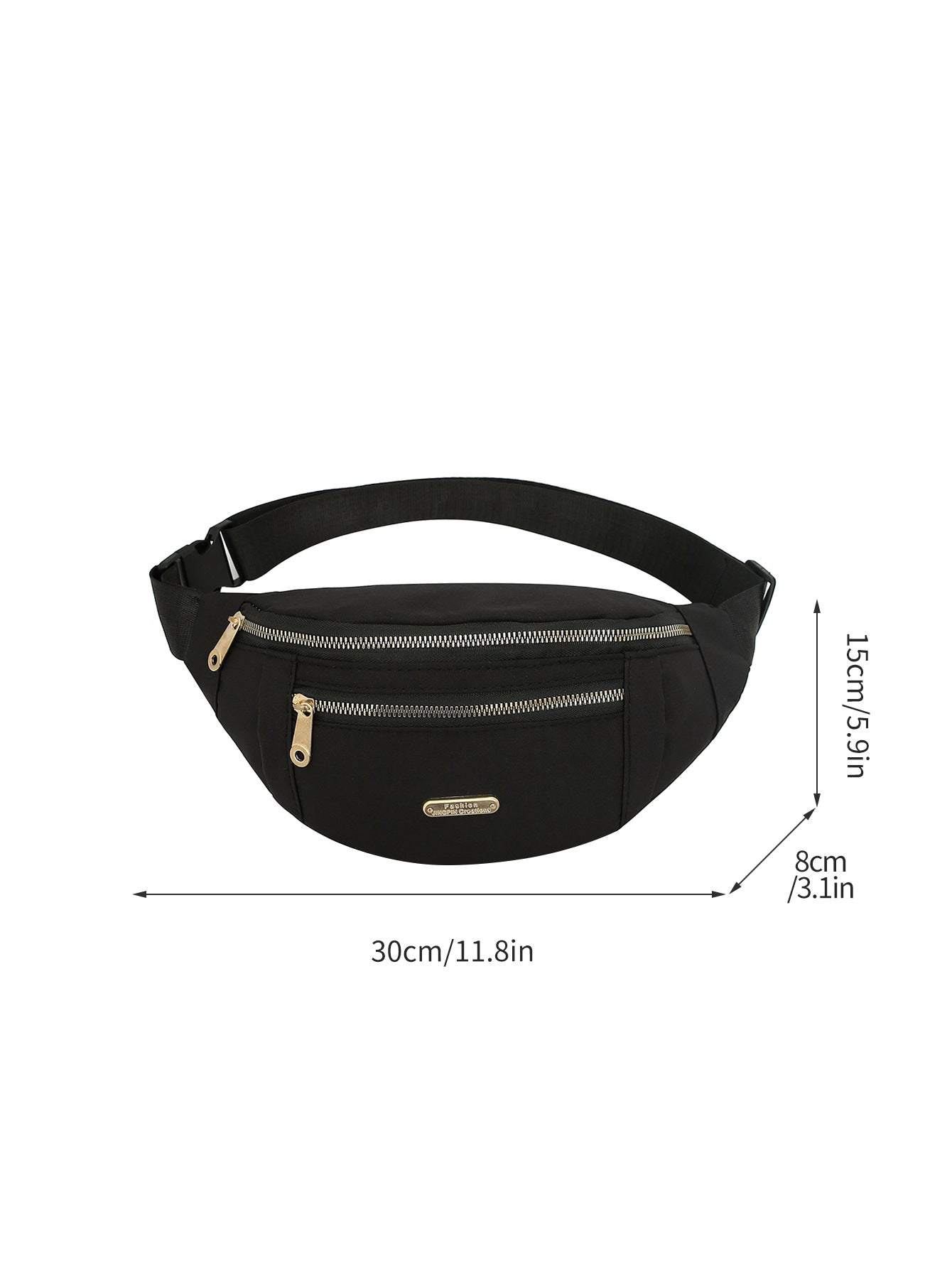 Cross-border best-selling women's waterproof waist bag, fashionable shoulder crossbody bag, multi-layer casual bag, retro travel travel bag 