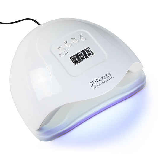 120W high-power nail phototherapy lamp nail baking lamp uv quick-drying phototherapy machine sunx5plus nail lamp cross-border