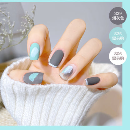 2023 new nail polish spring and summer color water-based frosted nail polish, non-peelable, baked and naturally dried, available for pregnant women 