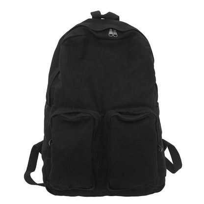 High school student simple versatile school bag backpack ins female fashion niche Ruiying sense Korean version campus college student backpack 