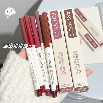 Art Value velvet mist lip liner pen is silky and delicate, filling lipstick number is smudged and affordable cross-border 