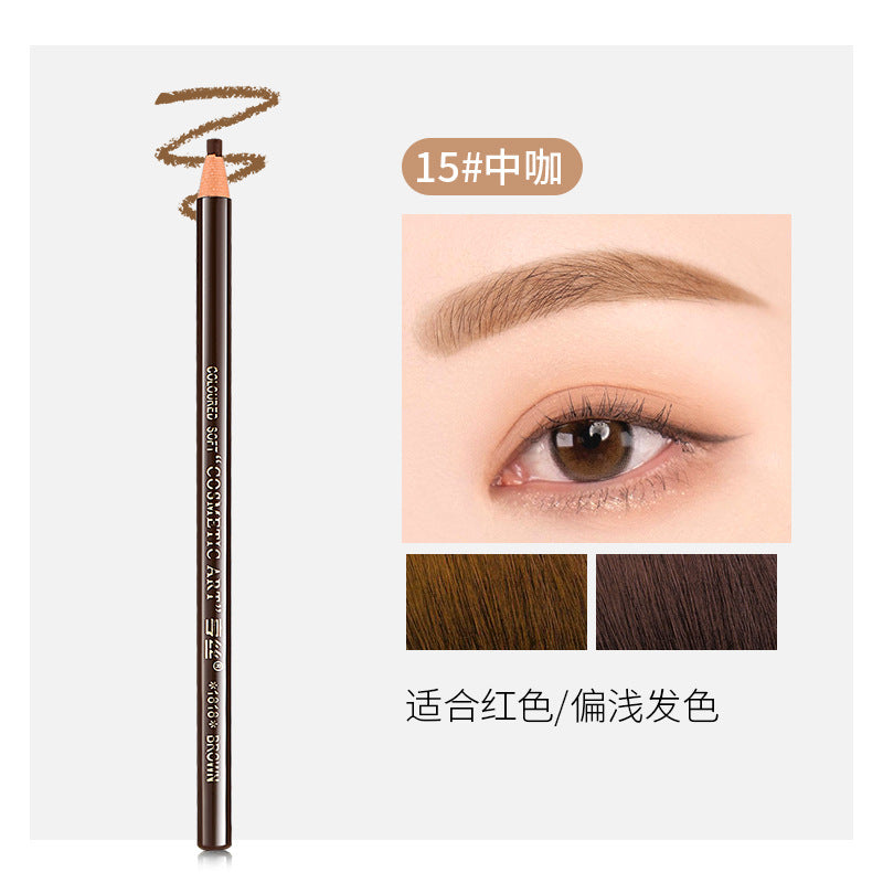 Hensi 1818 drawstring eyebrow pencil waterproof non-smudge genuine wooden hard core wholesale eyebrow powder makeup artist special makeup 