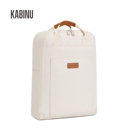 Kabinu lightweight women's computer bag casual backpack solid color middle school student bag work commuter backpack logo