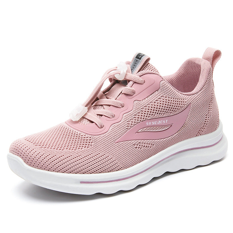 Women's Shoes 2023 Spring New Foreign Trade Women's Shoes Wholesale Casual Walking Shoes Breathable Soft Sole Sports Shoes Women 