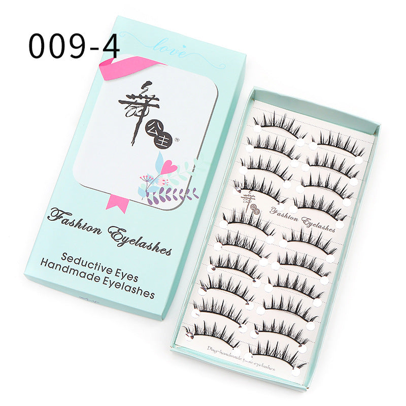 Little Devil Eyelashes DINGSEN Factory False Eyelashes 10 Pairs Internet Celebrity Thick Comic Eyelashes 