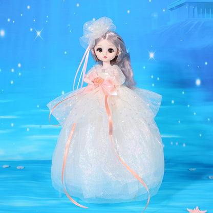 New style tulle skirt 32cm Barbie doll wholesale girl children's toys doll music singing Yade Barbie 