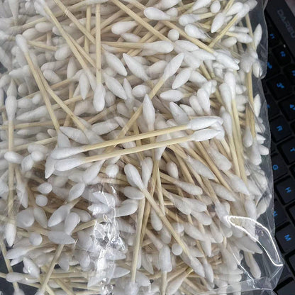 Cotton swabs in bulk for bathing, foot therapy, ear picking, makeup cotton swabs, affordable disposable cleaning double-ended cotton swabs 