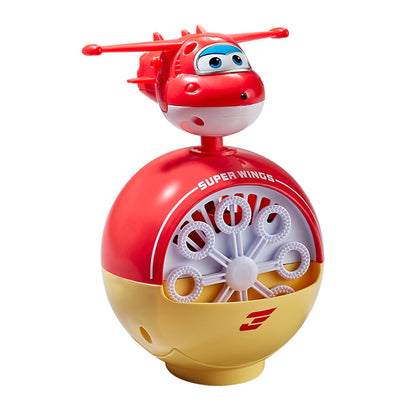 Hualong's new product Super Wings Cyclone Bubble Machine genuine authorized children's cartoon electric bubble toy 