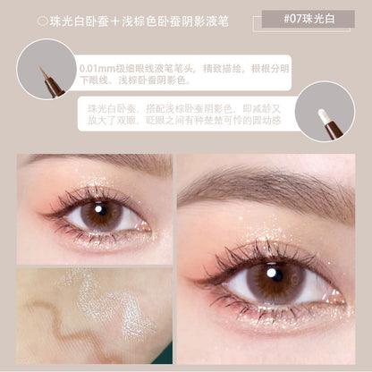 Maxfine three-dimensional star eye double-headed pen eyeliner gel pen waterproof not easy to smudge under the eyes extremely fine makeup wholesale female 