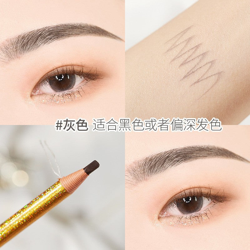 Hensi 1818 Pull-Thread Eyebrow Pencil Tear-off Eyebrow Powder Cosmetic Pen Waterproof, Sweat-proof and Non-smudged Eyebrow Pen Cosmetics Wholesale 