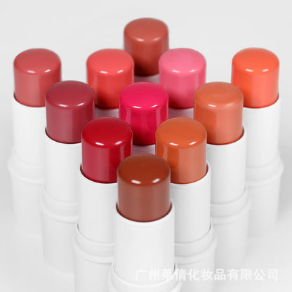 နယ်စပ်ဖြတ်ကျော် LOGO မရှိသော blush stick 11 ရောင် အသုတ်မိတ်ကပ် ဘက်စုံသုံး ဘက်စုံသုံး high-gloss blush stick တာရှည်ခံ နိုင်ငံခြားရောင်းဝယ်ရေး 