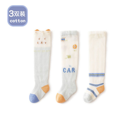 Baby socks summer over-the-knee stockings mesh socks thin anti-mosquito socks type a baby socks newborn loose mouth 