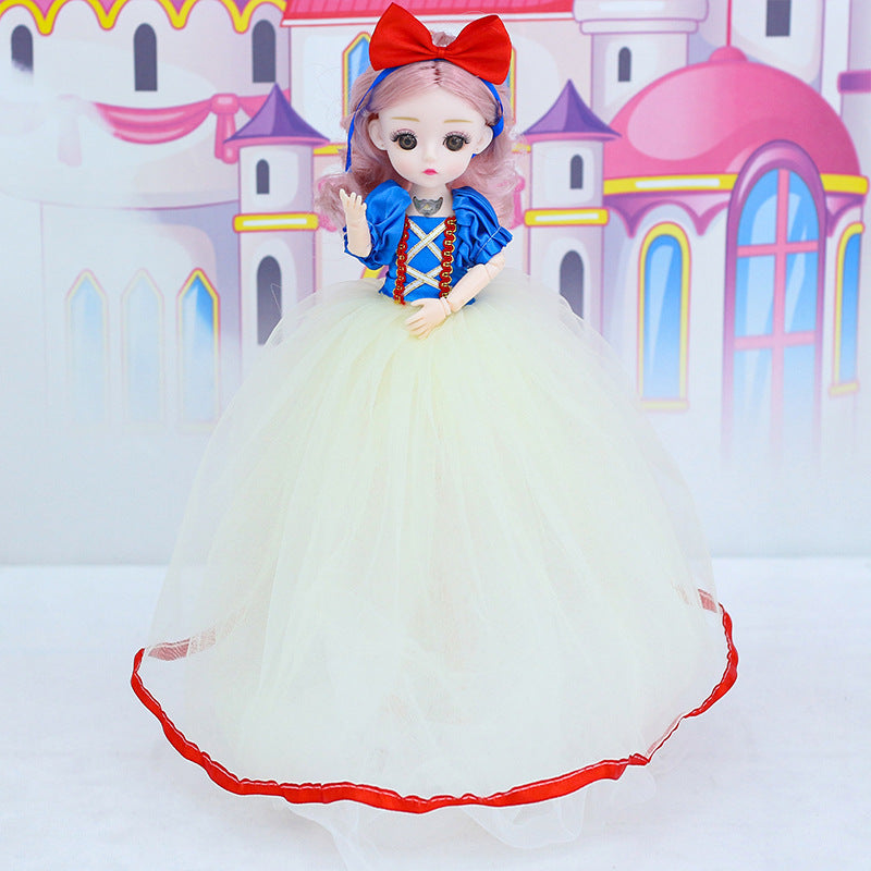 New 32cm Snow White Music Doll Yade Barbie Doll Girl Birthday Gift Children's Toy 