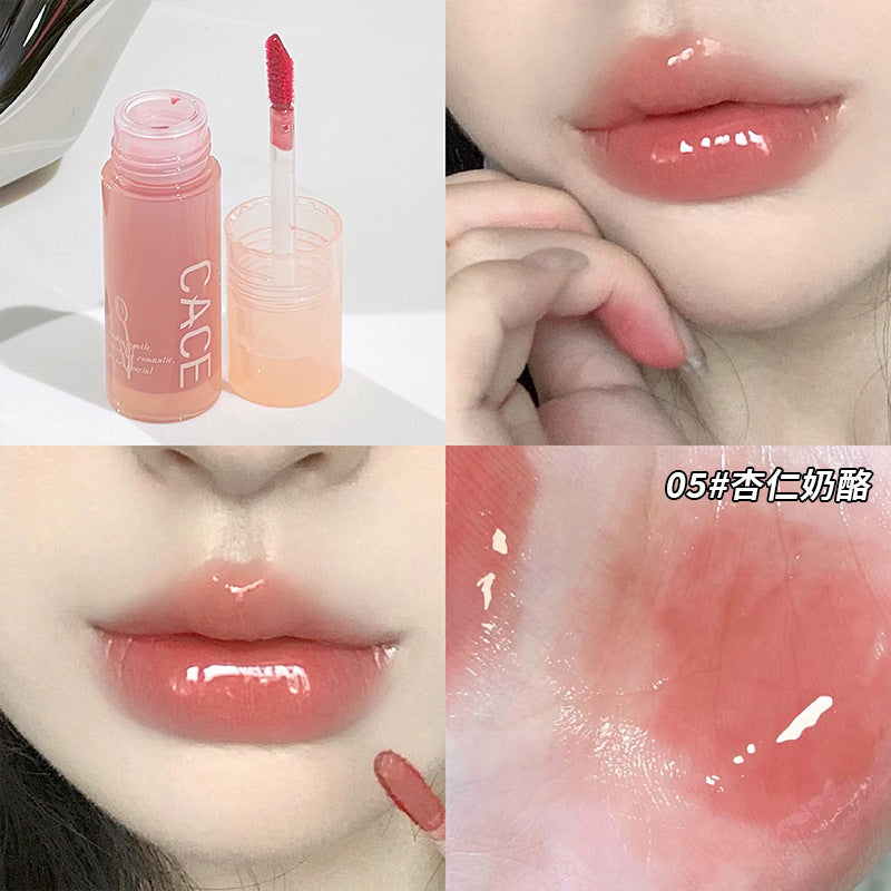 ထုတ်ကုန်အသစ် CACE Liuyun Dream Weaver Mirror Lip Gloss Dudu Lip Moisturizing Lip Oil Student Liquid Cross-Border Wholesale 